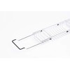 Expandable Metal Bathtub Caddy with, Rubber Handles