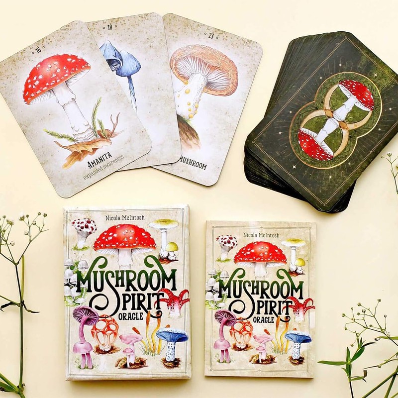 Mushroom Spirit, Oracle Japanese Instruction Manual Included, Direct Management, Genuine
