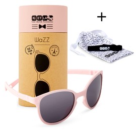 Ki ET LA Unisex Children's Gafa de Sol años Sunglasses Little Kids 2-4 Years Blush Wayfarer Pink Claro, Pink claro