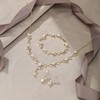 EVER FAITH Wedding Jewelry Set for Bride Bridesmaid, Gold Plated