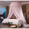 VETHIN Bed Canopy Princess for Girls,Bed Canopy Curtain Double Layer