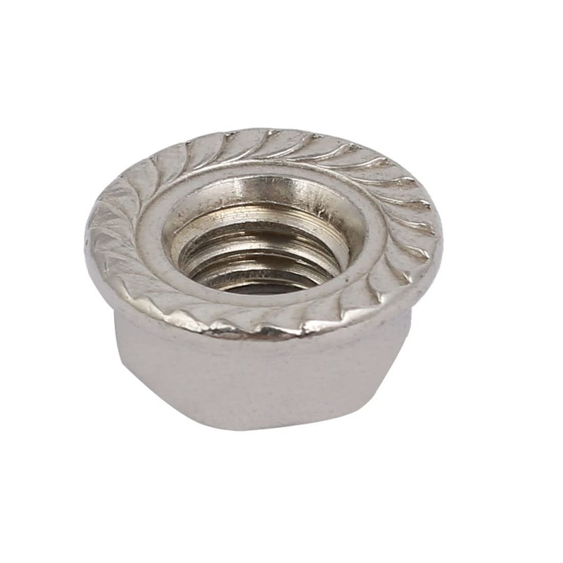 sourcing map 3/8"-16 UNC Threaded 304 Stainless Steel Hexagonal Notch