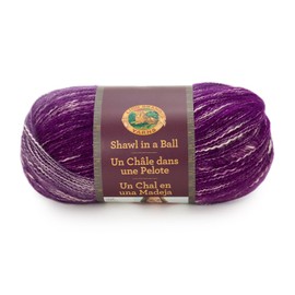 Lion Brand Yarn 828-203 Shawl in a Ball Yarn, One Size, Mindful Mauve