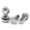 3/8-16 x 1-1/4" Hex Bolts with Hex Nuts and Flat