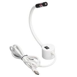 Sewing Machine Light Adsorbable 360° Rotating Gooseneck Silicone Portable Green Light USB Cross Positioning Light