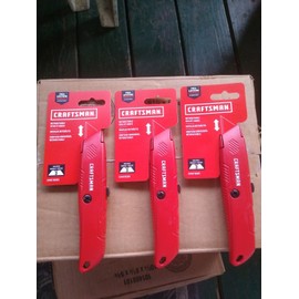 Craftsman Lot of 3 - CRAFTSMAN Retractable Utility Knife with 3 Blades each. New