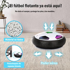 KUEIY Juguete de Fútbol para Niños de 3 a 14 Años, Portería de Fútbol para Niños, Fútbol Aéreo con Luces LED, Incluye 1 Balón de Fútbol + 2 Porterías, Juego para Padres e Hijos