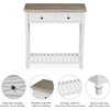 KINTNESS Console Table with 2 Drawers, Sofa End Table with