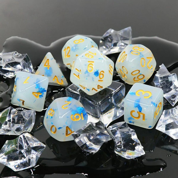 HD DICE 7 PIECE DICE SET - PADDY JELLY #HDPJ-01