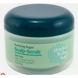 Thicker Fuller Hair Purifying Sugar Scalp Scrub Vegan Thinning Hair 6Oz - Sealed