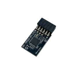 GinTai TPM 2.0 Module TPM SPI LPC 12Pin Module for Gigabyte Motherboard B650 Gaming X AX/AORUS Stealth ICE/B650M Gaming WIFI/Z690 UD AX DDR4/Z690 AORUS Elite Compatible with GC-TPM2.0 SPI 2.0