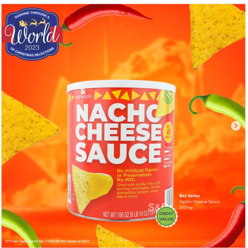 Eli&Val Nacho Cheese Sauce 6lb 10oz – Bulk Queso Dip