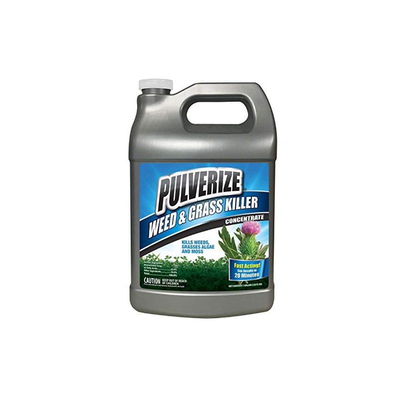Pulverize Weed and Grass Killer, All Natural, Fast Acting, Non-Staining,