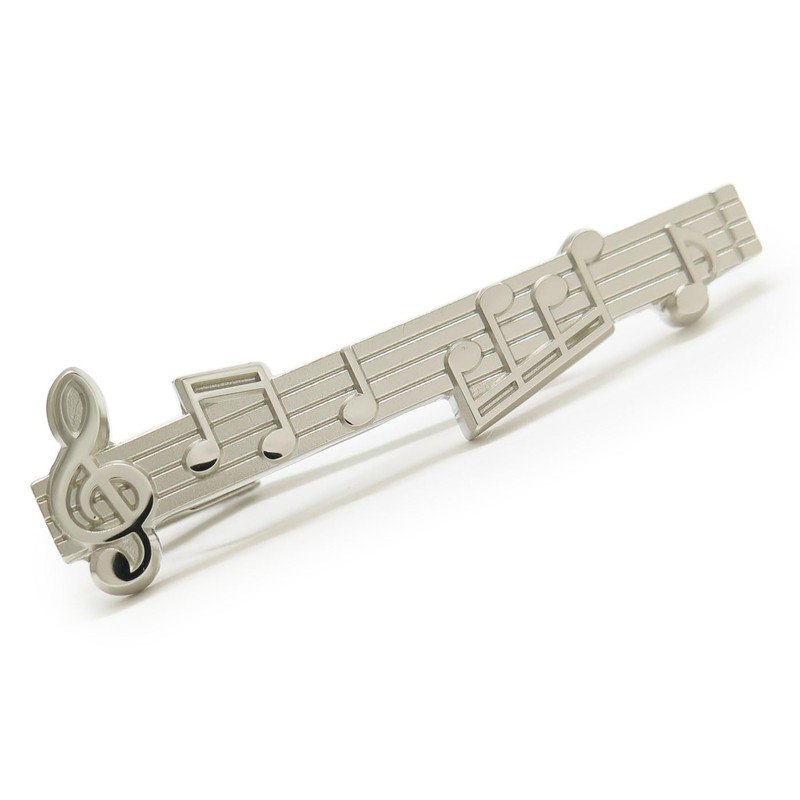 SWANK T0142 Tie Bar for Sheet Music, Resin, No Gemstone