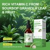 Mullitea Soursop Graviola Extract Drops Plus Vitamin C Immune Support