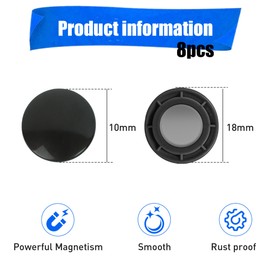 Iridsmole 8PCS Running Bib Magnets, Marathon Race Number Magnets, Race Bib Fix Magnet Clips for Running Triathlon Cycling