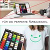 Colour Chart for Textile Film, DIN A4 Format, Textile Plotter