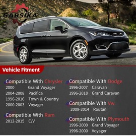 GARSIKA K7258 2Pcs Front Sway Bar Link Fit for Chrysler 2000 Grand Voyager, 2004-2008 Pacifica, 1996-2016 Town & Country, 2000-2003 Voyager, Fit for Dodge Caravan, Grand Caravan, for Ram C/V 2012-2015