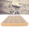 Jewelry Storage Display Trays Multipurpose 24 Grids Jewelry Tray for