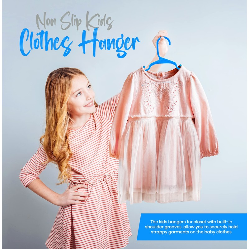 Utopia Home 60 Pack Kids Hangers - 11.5 Inch Plastic