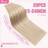 YoungSee Human Hair Tape in Extensions Blonde Highlight Tape Hair