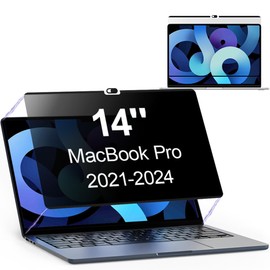 IVEOPPE Magnetic Privacy Filter Laptop for MacBook Pro 14 Inch 2024-2021 (M4/M3/M2/M1), Anti Glare Blue Light, Removable, Privacy Screen Privacy Screen Protector
