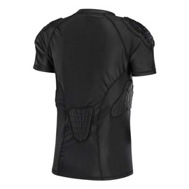 TUOY Youth Boys Padded Protective Shirts Paddded Compression Shirts for Football Paintball Baseball