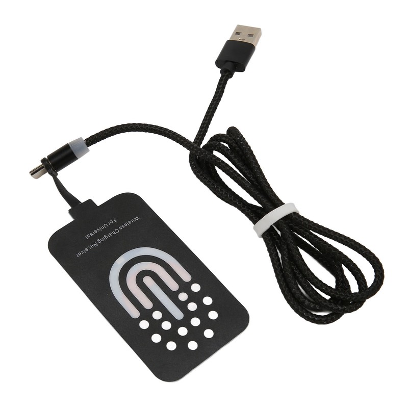 Thin Wireless Charging Receiver Type C Magnetic Suction Dual Purpose