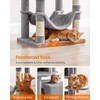 Feandrea Cat Tree, 61-Inch Cat Tower for Indoor Cats, Plush
