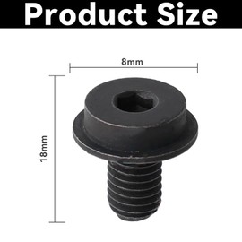2 2 Pcs Circular Saw Blade Bolt, Circular Saw Blade Bolt for Dewalt N600011 Screw Clamp Bolt Suitable for DeWalt Miter Saw DWS716XPS DWS715 DWS779 DWS713 DCS361M1 648697-00