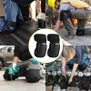 Rodilleras Kidomy Negras Resistente Uso Construcción Velcro Ajustable