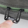 6 PCS Zipper Clip Theft Deterrents, Double Pull Replacements, Backpack