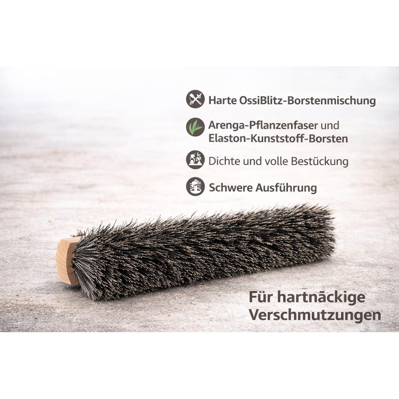 Ossiblitz Professional Broom 50 cm Wide with Telescopic Handle Hard