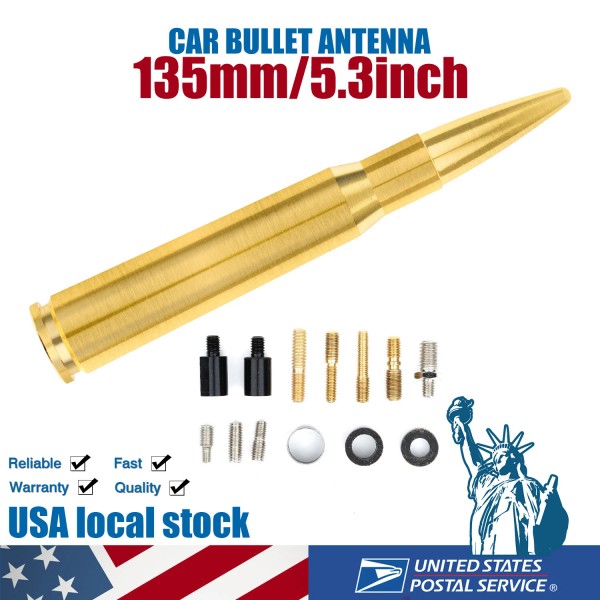 CHAOGANG 5.3" Golden Bullet Antenna Fits Suitable For Toyota 4Runner/Camry