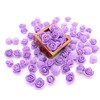 D-Seven Artificial Flowers 100PCS 3CM Mini Fake Roses for DIY