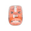 Wireless 2.4G Bluetooth Transparent Mouse 2400 DPI Rechargeable 400mAh RGB