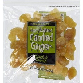 Trader Joe's Uncrystallized Candied Ginger Dried Fruit 8oz Indigestion Healthy