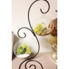 Ornament Display Stand Set of 2 - Metal Stand Flower