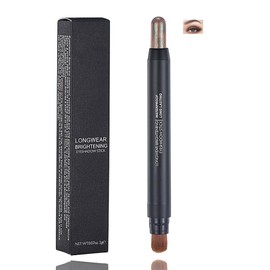 Galactic Dust Cream Eyeshadow Stick with Brush – Metallic Shimmer, Dual-Ended for Blending, Waterproof, Long-Lasting & Easy to Use