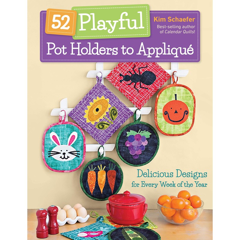 C&T Publishing PlayfulPotHoldrs/Applique Bk, None