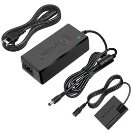 Gonine for Canon LP-E17 R50 Dummy Battery and ACK-E18 Continuous Power Supply AC Adapter Kit, fit for Canon EOS Rebel R50 RP R8 R10 R100 T7i T6i T8i T6s SL2 SL3 850D 77D, Kiss X8i X9i X10 Cameras.