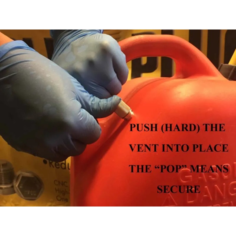 GoldPlug Pops-A-Vent Replacement Gas Can Vent Cap Fits all Plastic