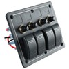 Amarine Made 4 Gang Aluminium LED Rocker & Circuit Breaker