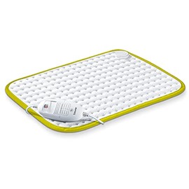 Beurer Beurer HK Limited Edition Heating Pad, Cuddly Heat Pad with 3 Temperature Levels and Automatic Shut-Off, Made in Europe, Machine Washable, 44 x 33 cm, Lime