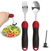 Adaptive Utensils, Weighted Special Supplies Spoon Fork Set, Weak Hand