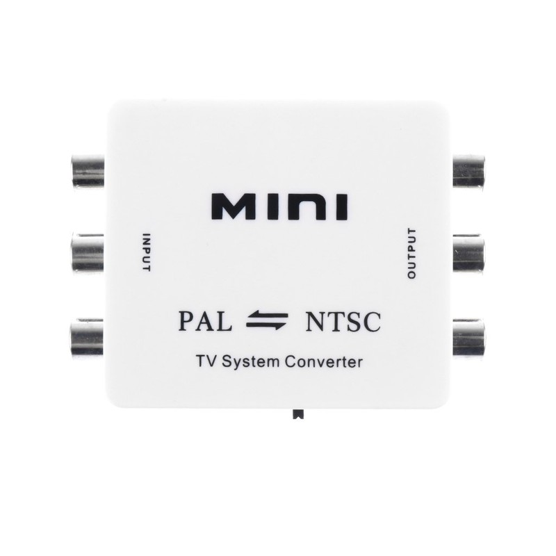 PAL/NTSC/SECAM/NTSC Mini TV System Switch Converter