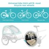 equlup Bike Trailer Hitch, Universal Cycling Trailer Coupler Quick Release