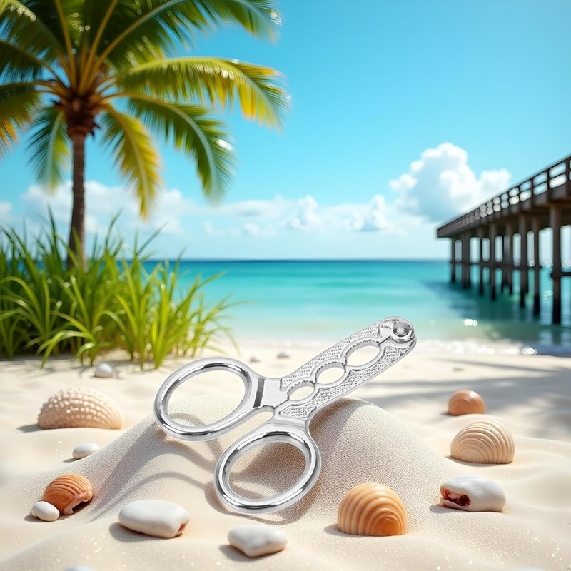 Stainless Steel Nut Cracker, for Silver Nuts Pistachio Sheller Opener