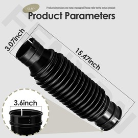 FENXDN Leaf Blower Flex Tube 580693004 w/Attachment Compatible with Ryobi BP42 RYBP42 RY08420 Backpack Blower, Easy to Install