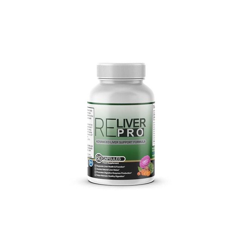 ReLiver Pro Advanced Support Formula/Liver Function & Natural Ingredients -